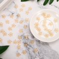 thumbnail image 4 of 100 Pcs Encanto de Flor Hueca Marco de Bisel Abierto para Fabricación de Joyería de Resina, Accesorios de Collar y Pulsera, Artesanías DIY Color Dorado Claro, 4 of 6