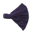 thumbnail image 2 of Riforla Comfortable Lightweight Japanese Bandana Headbands for Men and Women in Solid Colors Purple, 2 of 7