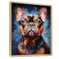thumbnail image 2 of Designart "Bold Bulldog" Animals Dog Floater Framed Canvas Art Print, 2 of 5