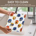 thumbnail image 4 of Placemat, Pioneer Flower Floral Print Pattern Place Mats Table Mat Set Of 2, PVC Washable Placemats for Party Kitchen Dining Decoration, 18x12 Inch, Fade Resistant, 4 of 6