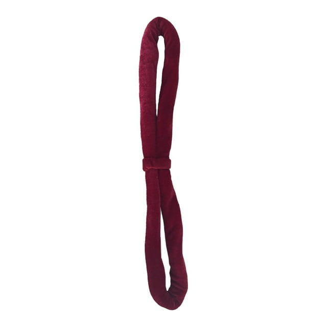 Colaxi Lyra Hoop Hand Loop Lyra Aerial Hoop Strap Yoga Accessory 16 inch Aerial Acrobatics Soft Gymnastics for Rotating Aerial Strap Dark Red