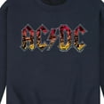 thumbnail image 3 of ACDC - Poster Texture - Men's Crew Neck Fleece Pullover, 3 of 5