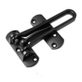 thumbnail image 4 of Cerradura de refuerzo de puerta Cerradura de barra oscilante para seguridad en el hogar Cerraduras de puerta delantera para niños Espesar aleación de aluminio sólido (Negro), 4 of 5