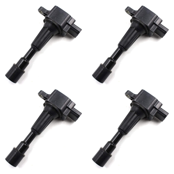 4X ZJ2018100 ZJ20-18-100 ZJ2018100A ZJ20-18-100A Ignition Coil for 2 3 DE BM 1.3L 1.4L 1.5L 1.6L,4 x Ignition Coil,Black