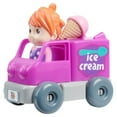thumbnail image 3 of CoComelon Build-A-Vehicle, 4 Piece Set, YoYo in Pink Ice Cream Truck, Officially Licensed Kids Toys for Ages 18 Month, Gifts and Presents, 3 of 5