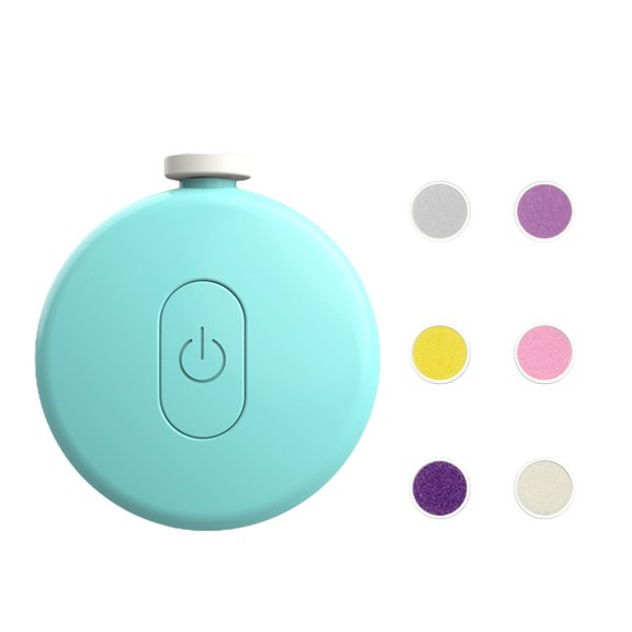 Lima de uñas para bebés, cuidado de uñas eléctrico para bebés, recortador eléctrico para el cuidado de las uñas, herramienta pulidora adaptada para la perfección