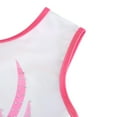thumbnail image 5 of 3PCS Girls' Dance Costumes Sleeveless Sparkly Tumbling Dance Leotards & Shorts & Headband, Dance Outfit, 5 of 9
