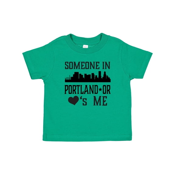 Inktastic Portland Oregon Someone Loves Me Skyline Boys or Girls Baby T-Shirt
