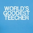 thumbnail image 3 of CafePress - World's Goodest Teecher Women's Dark T Shirt - Women's Traditional Fit Dark T-Shirt, 3 of 4