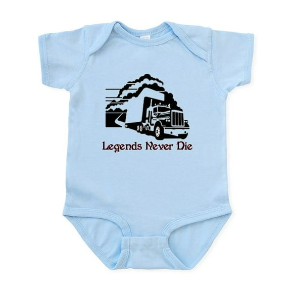 CafePress - Legends Never Die Infant Bodysuit - Baby Light Bodysuit, Size Newborn - 24 Months
