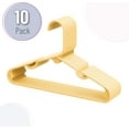 thumbnail image 2 of Mr. Pen Kids Hanger Clean And Smooth Finish Plastic Clothes Hanger, Yellow, 2 of 7