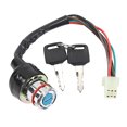 thumbnail image 2 of sweethay Interruptor de encendido de motocicleta confiable y duradero con cable de llave de interruptor de tres entradas para ATV 6 Vehículos, repuestos y accesorios Mis, 2 of 6