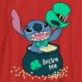 thumbnail image 2 of Boy's Lilo & Stitch Lucky Me Leprechaun Stitch  Graphic Tee Red X Large, 2 of 4