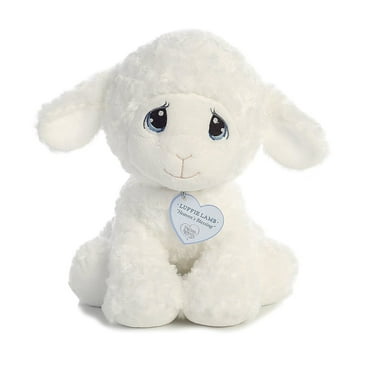 ebba - Small White Blessing Lamb - 8" Blessings Lamb - Playful Baby ...