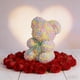 thumbnail image 4 of Peluche de oso pompón | Regalo de San Valentín y adorno navideño | Peluche de poliéster de 21 x 14 cm para fiestas y el hogar, 4 of 6