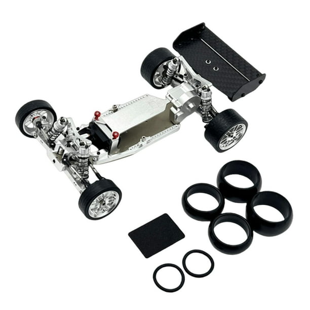 Kit de chasis de aluminio y fibra de carbono, resistente y de alta calidad. Plata