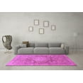 thumbnail image 3 of Ahgly Company Indoor Rectangle Abstract Purple Modern Area Rugs, 5' x 7', 3 of 4