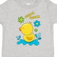 thumbnail image 4 of Inktastic Quack Quack Cute Duckling with Flowers Boys or Girls Toddler T-Shirt, 4 of 5