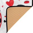 thumbnail image 4 of Icon Valentine's Day Style 63''x48'' Plush Memory Foam Bath Mat, Soft, Absorbent, Non Slip, Durable, 4 of 7