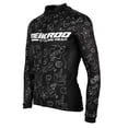 thumbnail image 2 of S SERENABLE Premium Black Polyester Long Sleeve Bike Cycling Jersey Top Biking Riding XXXL, 2 of 9