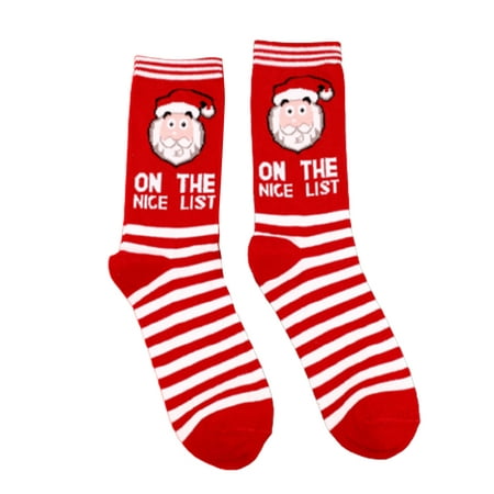 

Men Women Christmas Cotton Crew Socks Personality Cartoon Santa Claus Elk Snowflake Bell Print Knit Xmas Novelty Funny Tube Hosiery Gifts