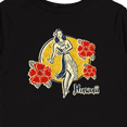 thumbnail image 4 of Inktastic Retro Hula Girl Girls Long Sleeve Toddler T-Shirt, 4 of 5