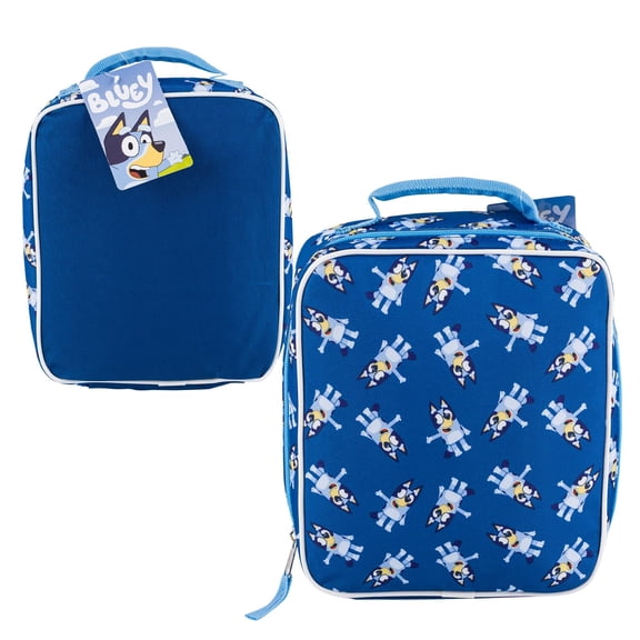Bluey Rectangular Lunch Bag - 9.5" - Bluey Heeler