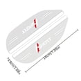 thumbnail image 2 of PENGX 2pcs 2-Pack Car Rearview Mirror Rain Covers  Universal Rain Eyebrow for All Car Models, 2 of 5
