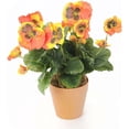 thumbnail image 4 of 6PCS Artificial Flowers Artificial Pansy Bushes Faux Plastic Flower Fake Plants Indoor Outdoor Home Garden Decoration (Pink), 4 of 4