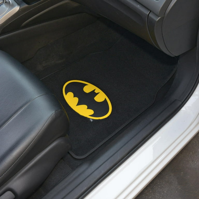BDK Batman Seat Covers with Floor Mats Full Set, Holiday Car Auto