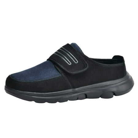 

Women Walking Shoes 2022 New Couple Men s Autumn And Winter Walking Lightweight Soft Sole Non Slip Cover Heel Warm Home Casual Cotton Shoes casual shoes for Men Canvas Blue