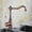 Red Bronze, variant on Kitchen Faucets Red Bronze Brass Single Handle Ceramic Handle Kitchen Tap Single Hole Swivel 360 Degree Hot Cold Water Mixer Tap
