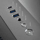 thumbnail image 4 of Gabinete Gamer DXTGAMING Titan T5 Media Torre ATX 4 FAN USB-C Cristal Templado ARGB Metalico gris, 4 of 6