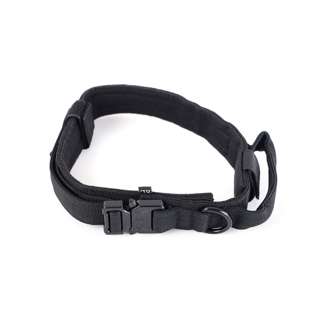 Collar de hebilla para mascotasCollar de mascotas asa antideslizante collar de liberación rápida mediano gran animal poliéster gargantillo, negro, m Scienceny PT000563-04