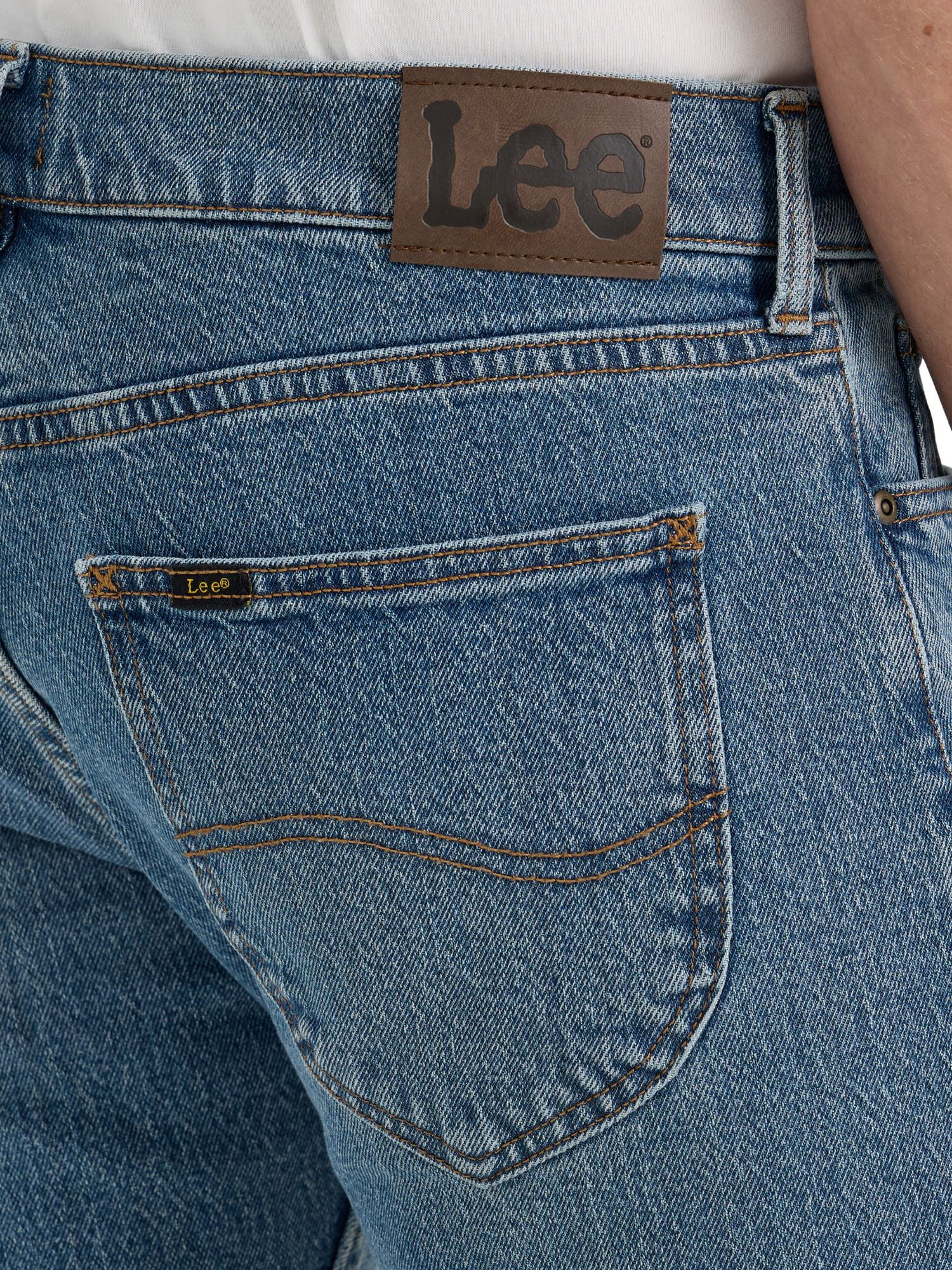 Lee Men's Legendary Denim Five Pocket Slim Straight Jeans