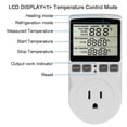 thumbnail image 4 of Digital Temperaturregulator Strömuttag EU-kontakt Termostat med Timerbrytare Givare Sonda Uppvärmning Kylning [DB], 4 of 5