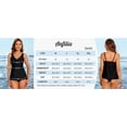 thumbnail image 2 of Charmo Womens Wrapped V Neck Swimsuit Tops Built in Bras Flowy Tankini Tops Bathing Suit Tops Only(No Bottoms）, 2 of 7
