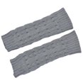 thumbnail image 5 of Chaussettes mitaines longues de tricot chaud pour femmes, 5 of 5