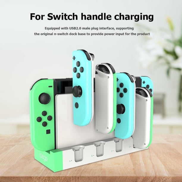 Soporte de la estación de carga del cargador de los controladores de PG-9186A para Nintendo Switch Joy Con
