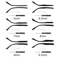 thumbnail image 4 of Convex Tooth Universal Repair Tool Eyeglasses Replacement Leg Spectacle Frame Glasses Arm Eyewear Accessories 6.5MM, 4 of 8