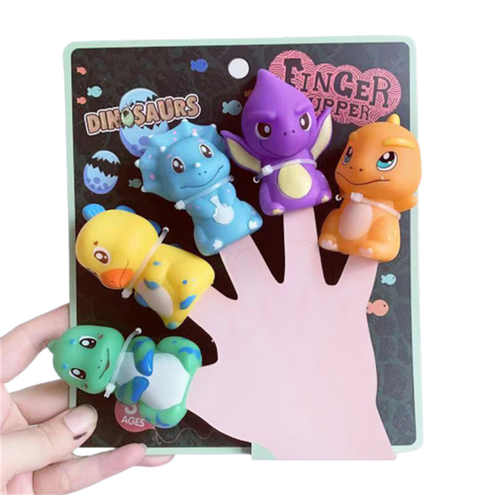 Alextreme Simulation Animal Hand Puppet Toy Set Animals Finger Puppets
