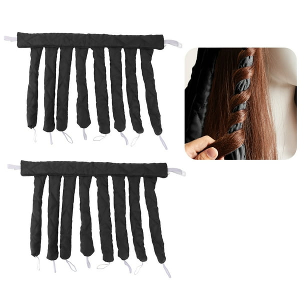 Diadema Rizadora de Pelo Sin Calor Con 8 Varillas Rizadoras, Herramiente de Peinado de Operación Simple Adecuada Para Diferentes Tipos de Cabello