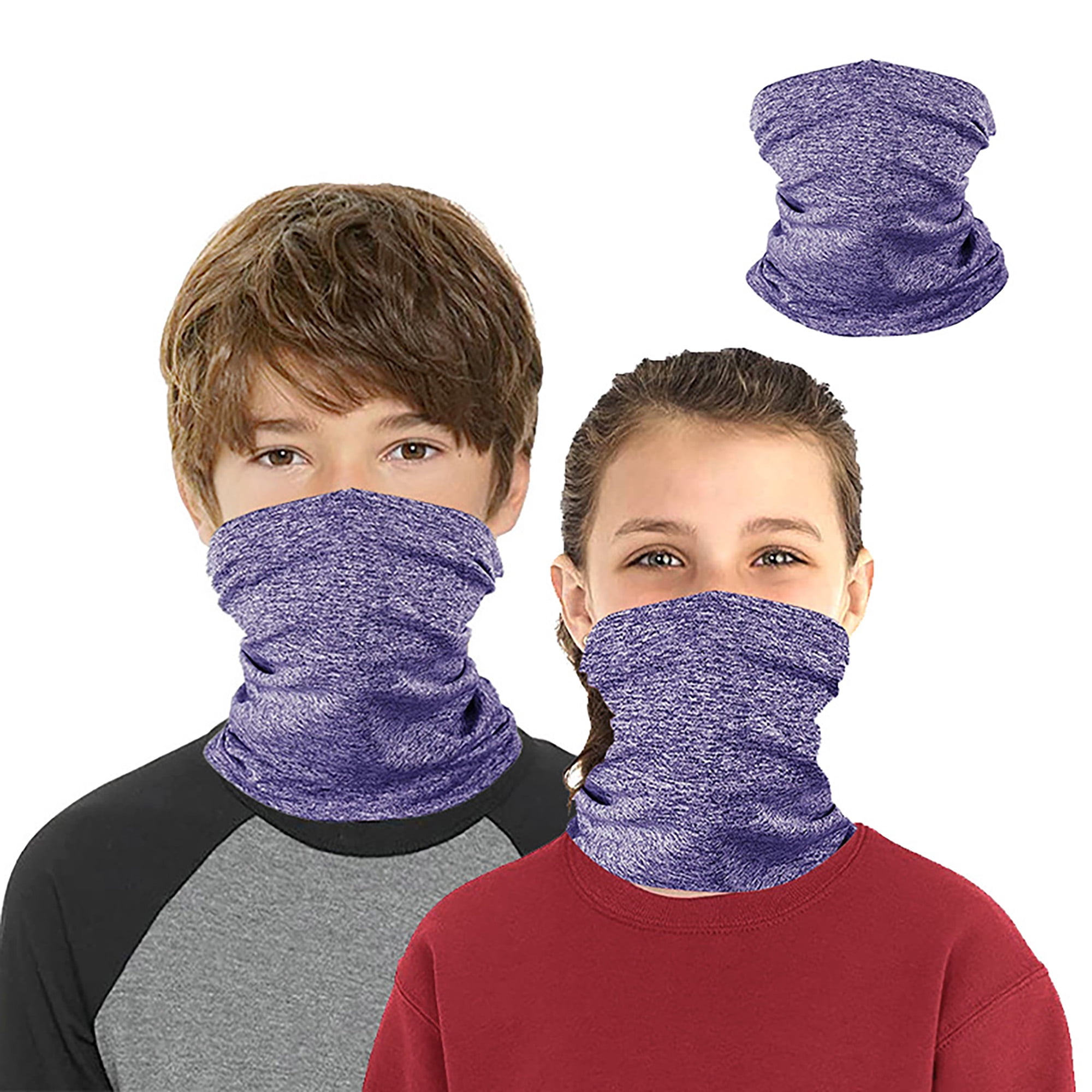 NEW Adult Child Balaclava Neck Gaiter Tube Scarf Snood Face Mask Warmer Bandana 