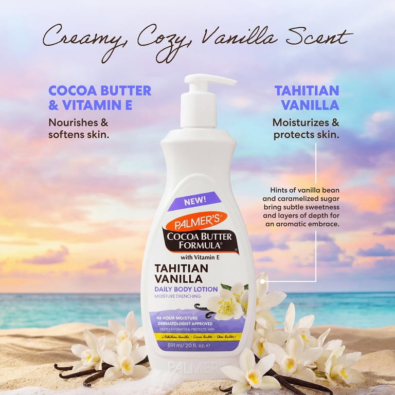 Palmer's Cocoa Butter Formula Body Lotion, Tahitian Vanilla, 20 fl