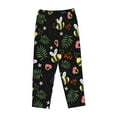 thumbnail image 4 of Disketp Bees Print Women'S Comfy Pajama Pants Casual Drawstring Palazzo Lounge Wide Leg Pants, 4 of 9