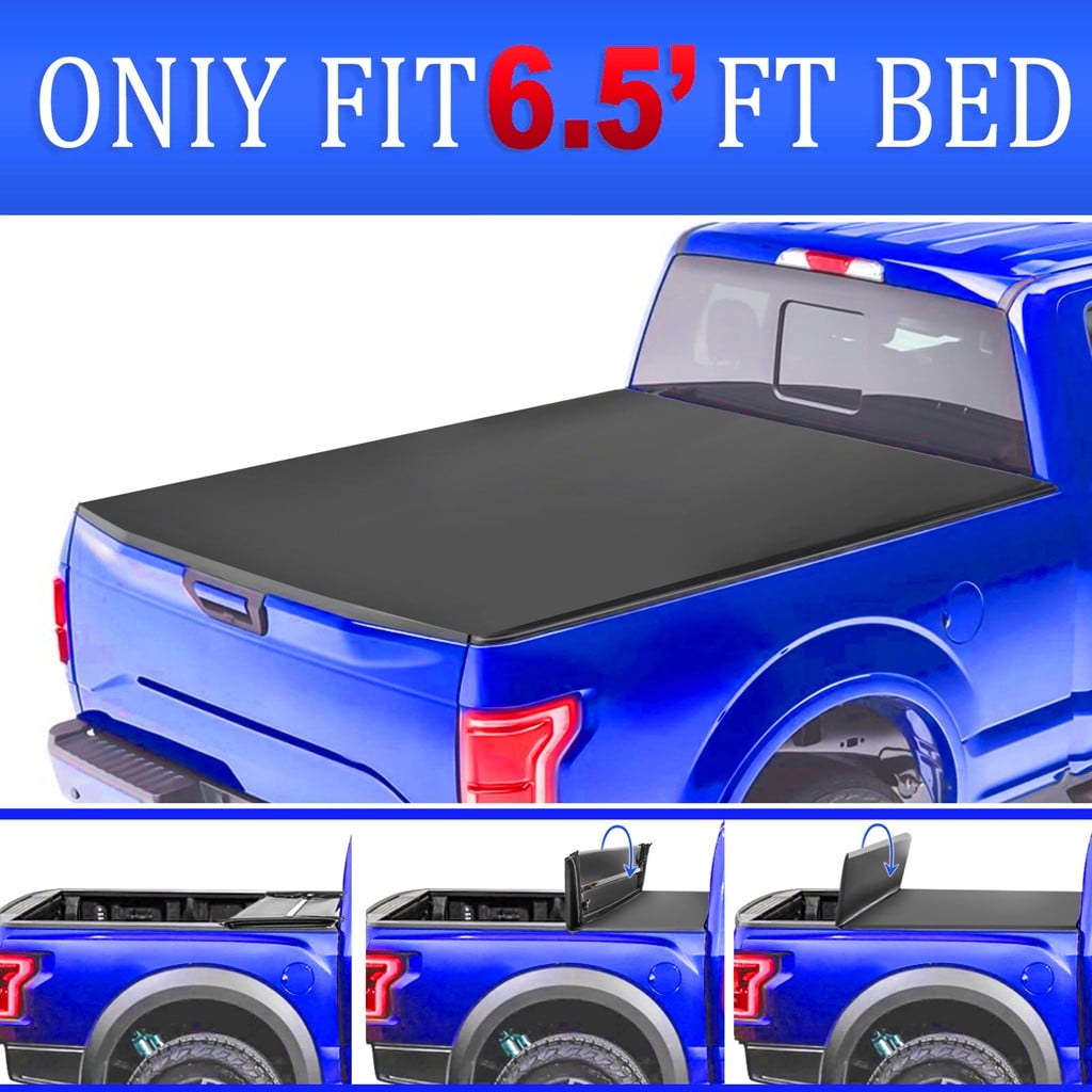 Truck Bed Tonneau Cover FourFOLD 6.5FT For 20142018 Chevy Silverado