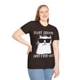 thumbnail image 5 of Fluff Around And Find Out Funny Cat Adult Humor Novelty Unisex T-Shirt, 5 of 6