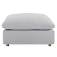 thumbnail image 5 of Modway Commix Down Filled Overstuffed Ottoman in Light Gray, 5 of 9