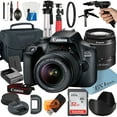 thumbnail image 1 of Canon EOS Rebel T100 / 4000D DSLR Camera Bundle with 18-55mm Zoom Lens + 32GB SanDisk Card + Case + Tripod + ZeeTech Accessory, 1 of 8
