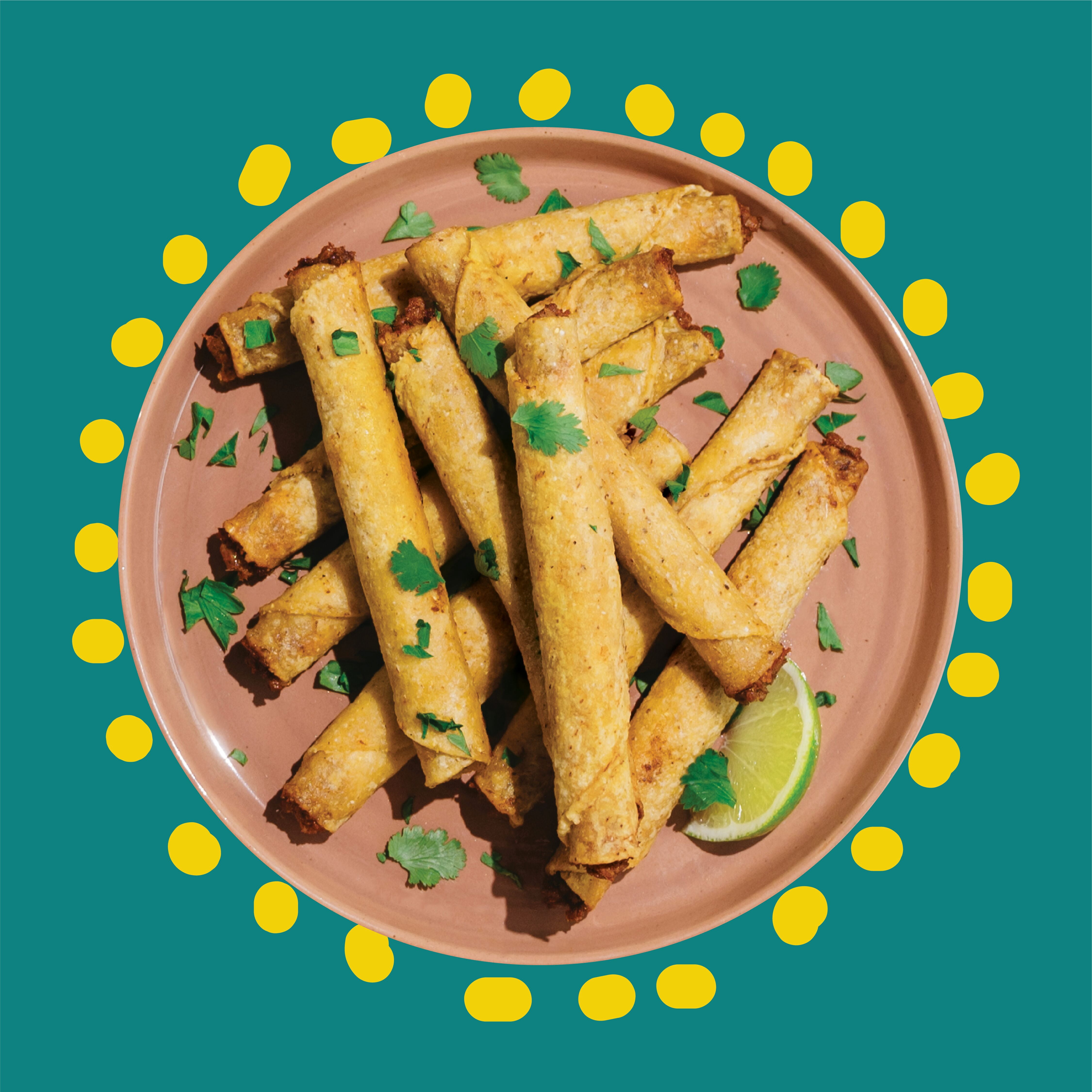 Jose Ole Pollo Asado Chicken Taquitos, Frozen Mexican Snacks